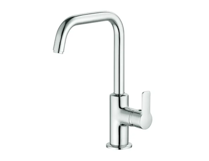 Kludi Pure&Easy - Umyvadlová baterie s výpustí a otočným výtokem, chrom 370230565