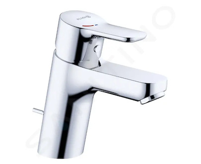 Kludi Pure&Easy - Umyvadlová baterie, s výpustí, EcoPlus, chrom 373880565WR4