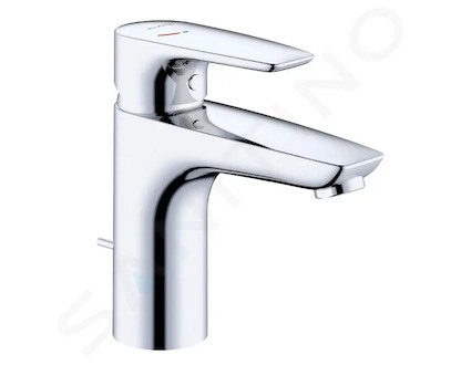 Kludi Pure&Solid - Umyvadlová baterie, s výpustí, EcoPlus, chrom 342930575WR4