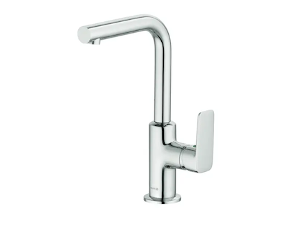 Kludi Pure&Style - Umyvadlová baterie s otočným výtokem a výpustí, chrom 400250575