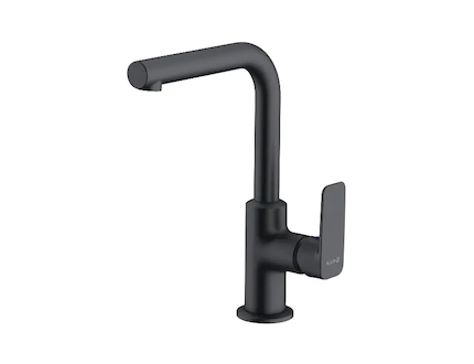Kludi Pure&Style - Umyvadlová baterie s otočným výtokem, matná černá 400243975