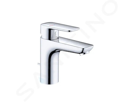 Kludi Pure&Style - Umyvadlová baterie, s výpustí, EcoPlus, chrom 402930575WR4