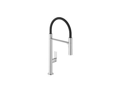 Kludi Qord - Dřezová baterie s flexibilním ramenem, chrom 568590575
