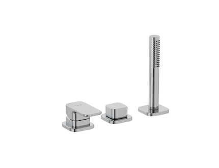 Kludi Renon - Baterie na okraj vany, 3-otvorová instalace, chrom 424470575