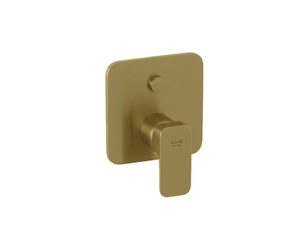 Kludi Renon - Baterie pod omítku, pro 2 spotřebiče, kartáčované zlato 42763N075