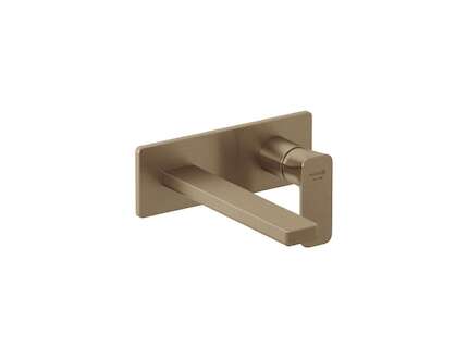 Kludi Renon - Umyvadlová baterie pod omítku, 2-otvorová instalace, kartáčovaný bronz 42244N175