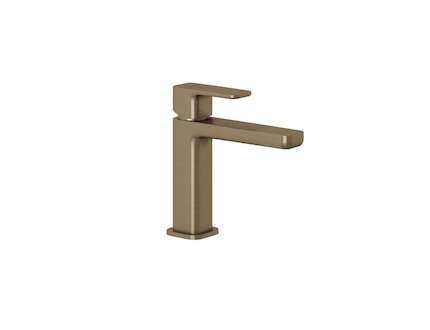 Kludi Renon - Umyvadlová baterie s výpustí Push-Open, EcoPlus, kartáčovaný bronz 42289N175
