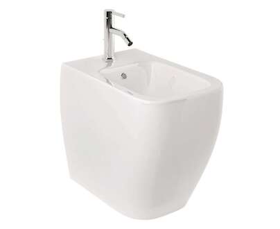 Kludi Resa C - Stojící bidet, otvor pro baterii, lesklá bílá 28BIB0243