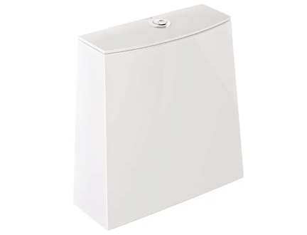 Kludi Resa D - Splachovací nádržka, DualFlush, spodní přívod vody, lesklá bílá 24WCT43