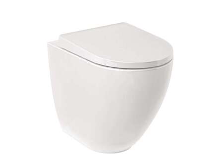 Kludi Resa D - Stojící WC, vario odpad, Rimless, lesklá bílá 24WCB0443