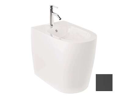 Kludi Resa R - Stojící bidet, otvor pro baterii, matná černá 23BIB0239