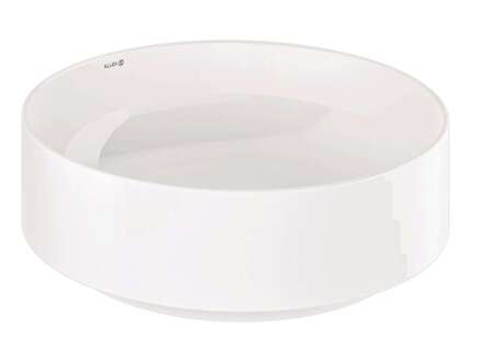 Kludi Resa R - Umyvadlo na desku, průměr 40 cm, lesklá bílá 58CW1043