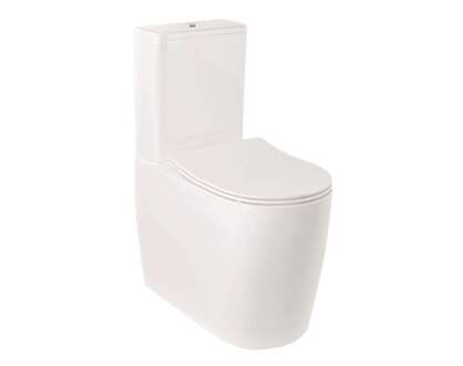 Kludi Resa R - WC kombi mísa, spodní odpad, Rimless, SpiralFlush, lesklá bílá 23WCB0643