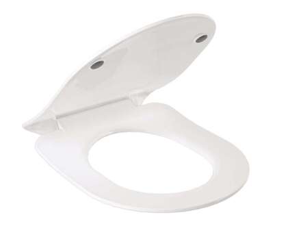 Kludi Resa R - WC sedátko Slim, SoftClosing, QuickRelease, lesklá bílá 23WCS43