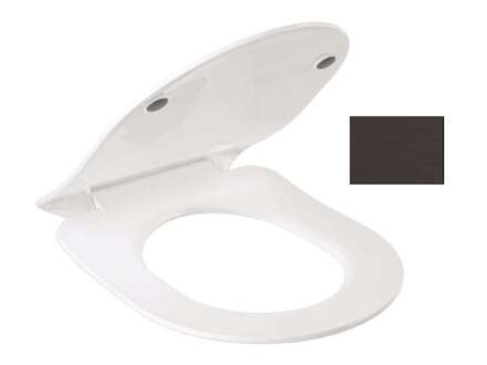 Kludi Resa R - WC sedátko Slim, SoftClosing, QuickRelease, matná černá 23WCS39