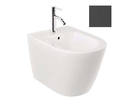Kludi Resa R - Závěsný bidet, otvor pro baterii, matná černá 23BIW0139