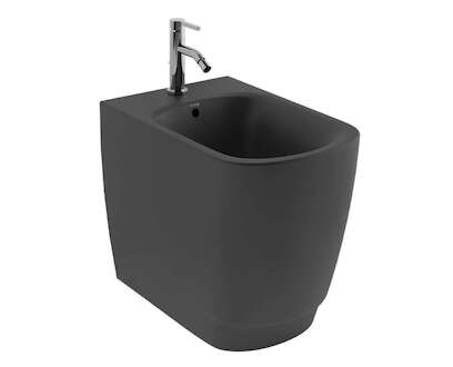 Kludi Resa S - Stojící bidet, otvor pro baterii, matná černá 27BIB0139