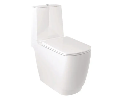 Kludi Resa S - WC kombi mísa, spodní odpad, Rimless, Spiralflush, lesklá bílá 27WCB0243