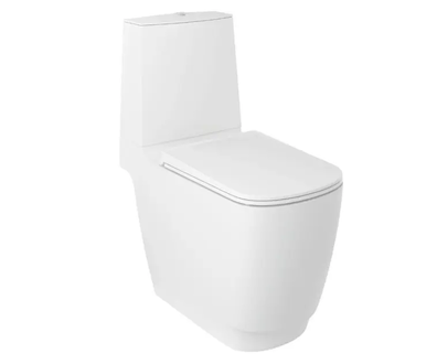Kludi Resa S - WC kombi mísa, spodní odpad, Rimless, Spiralflush, matná bílá 27WCB0253