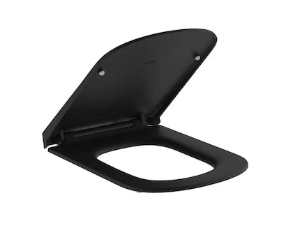 Kludi Resa S - WC sedátko Slim, SoftClosing, QuickRelease, matná černá 27WCS39