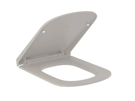 Kludi Resa S - WC sedátko Slim, SoftClosing, QuickRelease, matná písečně šedá 27WCSO2