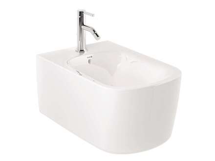 Kludi Resa S - Závěsný bidet, otvor pro baterii, lesklá bílá 27BIW0143