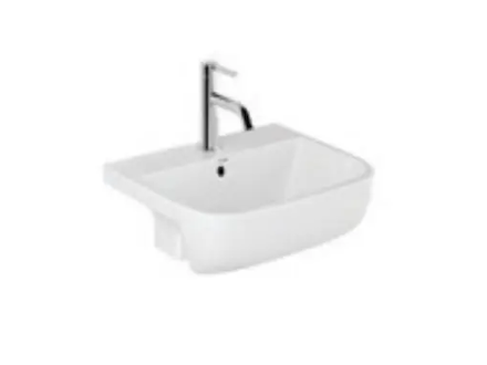 Kludi Resa - Umyvadlo 52x42,5 cm, s přepadem, otvor pro baterii, lesklá bílá 57W0343