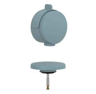 Kludi Rotexa - Vrchní sada k vanové odtokové a přepadové soupravě s napouštěním, matná petrolejová 71826O3-00