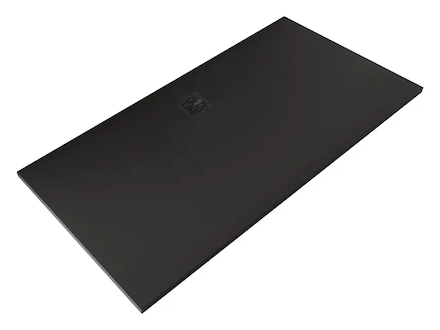 Kludi Terra - Sprchová vanička 180x90 cm, matná černá 09DW2339