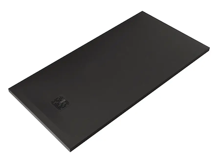 Kludi Terra - Sprchová vanička 70x140 cm, matná černá 08DW0139