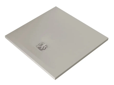 Kludi Terra - Sprchová vanička 80x80 cm, matná písečně šedá 08DW09O2