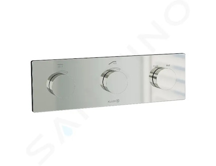 Kludi Tronic - Termostatická baterie pod omítku, pro 2 spotřebiče, chrom 3830005-00