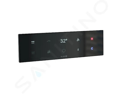 Kludi Tronic - Termostatická baterie pod omítku, pro 3 spotřebiče, černá 38310G1-00