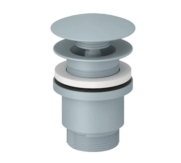 Kludi  - Umyvadlová výpusť, Push-Open, matná světle modrá 10426O4-00