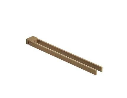 Kludi Vela C - Dvojitý držák na ručníky, kartáčovaný bronz 31977N1