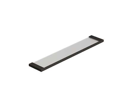 Kludi Vela C - Polička, délka 60 cm, sklo/broušený Gunmetal 31973N2