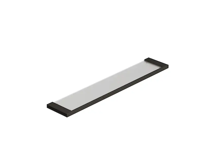 Kludi Vela C - Polička, délka 60 cm, sklo/broušený Gunmetal 31973N2