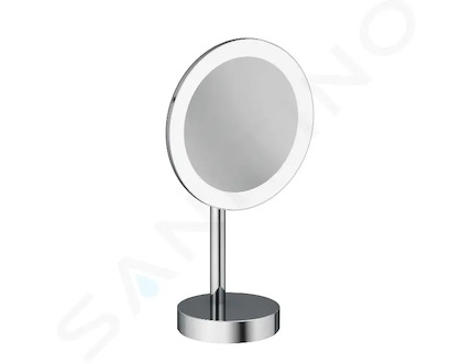 Kludi Vela R - Kosmetické zrcátko s LED osvětlením, chrom 5899505F