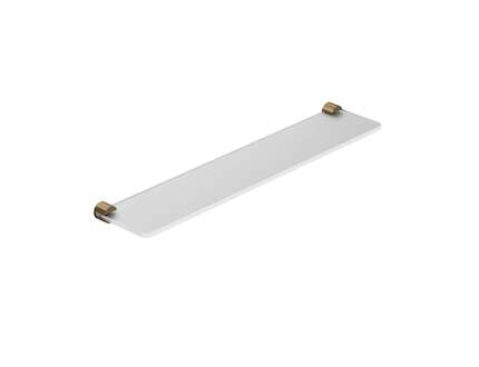 Kludi Vela R - Polička, délka 60 cm, sklo/kartáčovaný bronz 58973N1