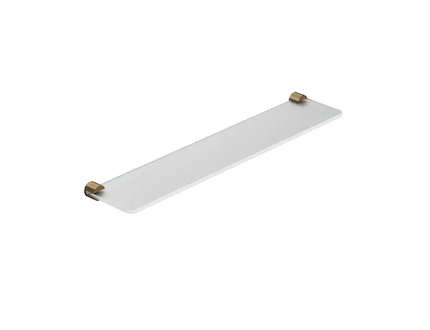 Kludi Vela R - Polička, délka 60 cm, sklo/kartáčovaný bronz 58973N1