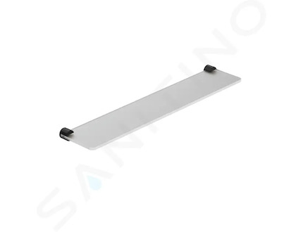 Kludi Vela R - Polička, délka 60 cm, sklo/matná černá 5897339