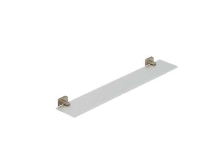 Kludi Vela S - Polička, délka 60 cm, sklo/kartáčovaný nikl 25973N5