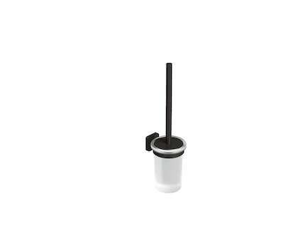 Kludi Vela S - WC štětka nástěnná s držákem, sklo/broušený Gunmetal 25974N2