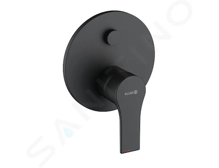 Kludi Zenta SL - Baterie pod omítku pro 2 spotřebiče, matná černá 487593965