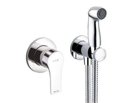 Kludi Zenta SL - Set pákové baterie pod omítku s bidetovou sprškou, chrom 489990565