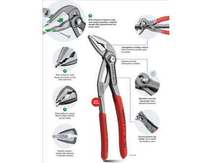 KNIPEX Kleště COBRA slim ES 8751180
