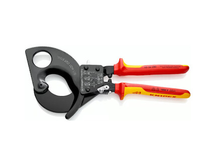KNIPEX Kleště na kabely s ráčnou 9536280