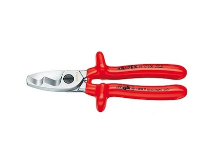 KNIPEX Nůžky na kabely vde,máčené 9517200