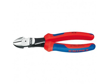 KNIPEX Silové boční štípací kleště s pružinou 7412160