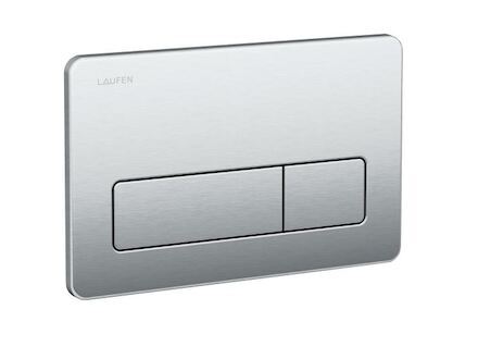 Laufen splachovací tlačítko AW2 nerez ocel INOX, anti-vandal, Dual Flush - H8956620000001